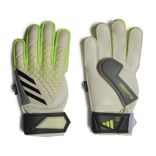 adidas Målmandshandske Predator Match Fingersave Crazyrush - Hvid/Grøn/Sort Børn