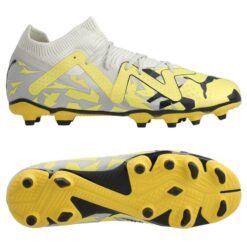 PUMA Future Match FG/AG Voltage - Grå/Asfalt/Gul Børn