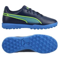 PUMA King Match TT Gear Up - Navy/Grøn/Blå Børn
