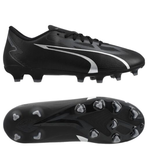 PUMA Ultra Play FG/AG Eclipse - Sort/Asfalt Børn