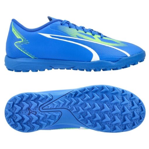 PUMA Ultra Play TT Gear Up - Blå/Hvid/Grøn Børn