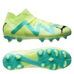 PUMA Future Pro FG/AG Pursuit - Grøn/Sort/Turkis Børn