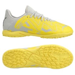 PUMA Future Play TT Voltage - Grå/Asfalt/Gul Børn