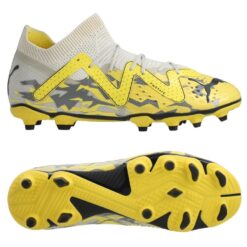 PUMA Future Pro FG/AG Voltage - Grå/Asfalt/Gul Børn