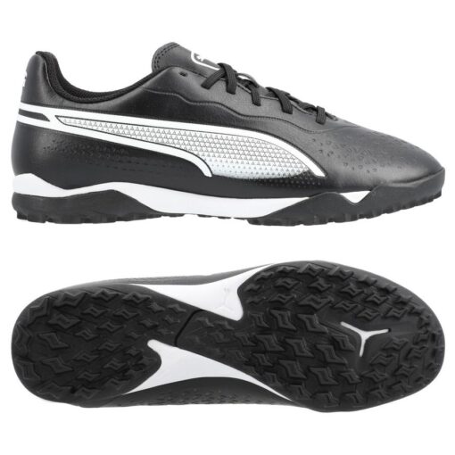 PUMA King Match + Mid TT Breakthrough - Sort/Hvid Børn
