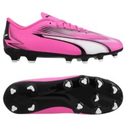 PUMA Ultra Play FG/AG Phenomenal - Pink/Hvid/Sort Børn