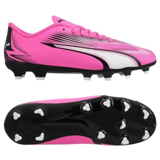 PUMA Ultra Play FG/AG Phenomenal - Pink/Hvid/Sort Børn