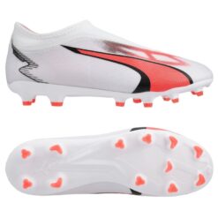 PUMA Ultra Match + Laceless FG/AG Breakthrough - Hvid/Sort/Rød Børn