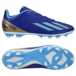adidas X Crazyfast Messi Club FxG Spark Gen10s - Blå/Blå/Hvid Børn