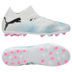 PUMA Future 7 Match MG Phenomenal - Hvid/Sort/Pink Børn