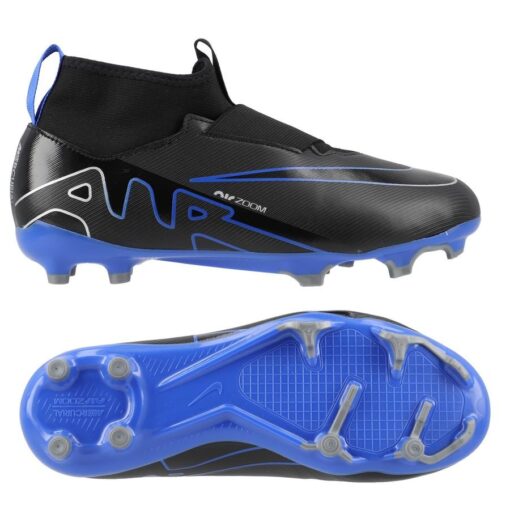 Nike Air Zoom Mercurial Superfly 9 Academy MG Shadow - Sort/Krom/Blå Børn