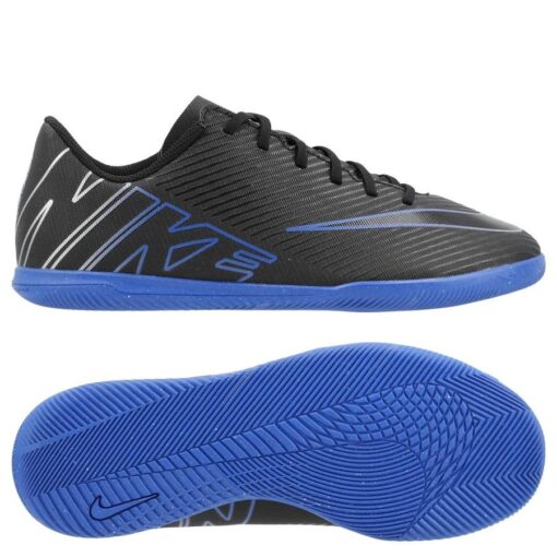 Nike Mercurial Vapor 15 Club IC Shadow - Sort/Krom/Blå Børn