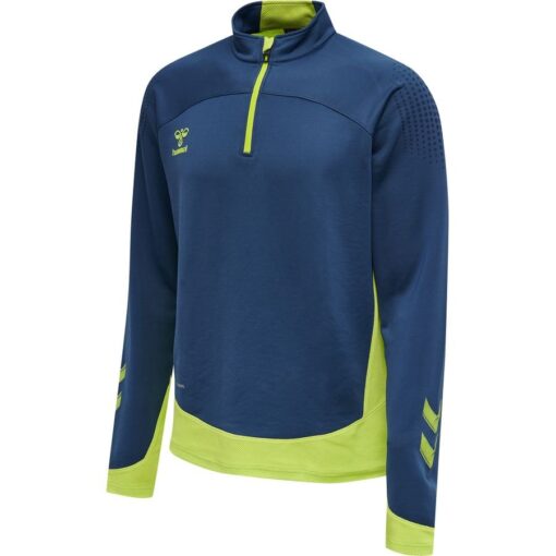 Hummel Lead Træningstrøje - Navy/Grøn Børn