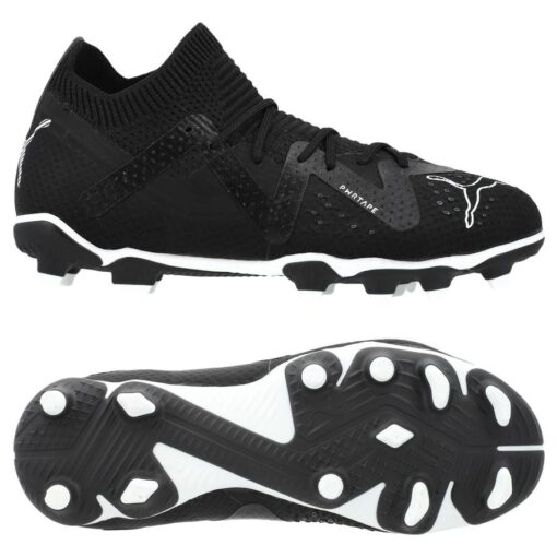 PUMA Future Pro FG/AG Eclipse - Sort/Hvid Børn