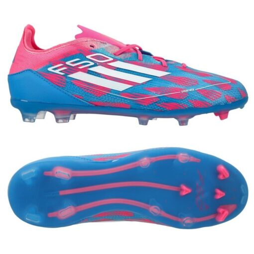 adidas F50 Pro FG Reemergence - Blå/Hvid/Pink Børn