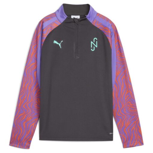 PUMA Træningstrøje 1/4 Lynlås Neymar Jr. Creativity - Sort/Lilla Børn LIMITED EDITION