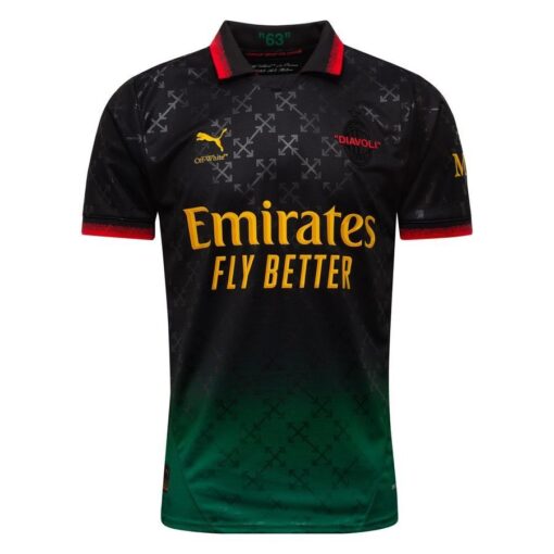 Milan X Off-White 4. Trøje 2025 LIMITED EDITION