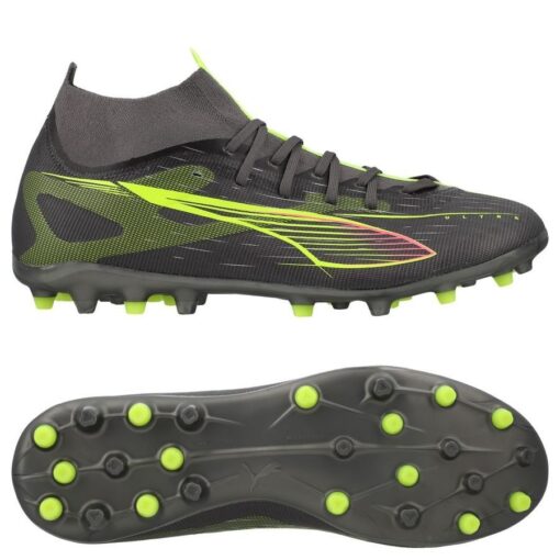 PUMA Ultra 5 Match + MG Audacity - Grå/Gul/Sølv