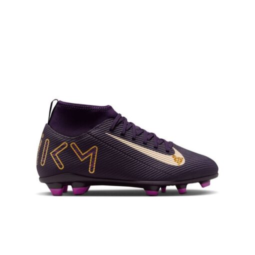 Nike Mercurial Superfly 10 Club MG Mbappé Personal Edition - Lilla/Hvid Børn