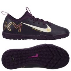 Nike Air Zoom Mercurial Vapor 16 Academy TF Mbappé Personal Edition - Lilla/Hvid Børn