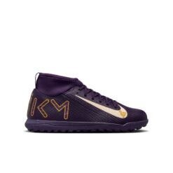 Nike Mercurial Superfly 10 Club TF Mbappé Personal Edition - Lilla/Hvid Børn