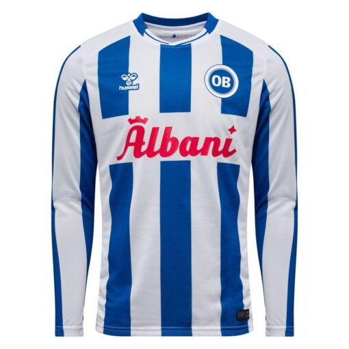 Odense Boldklub Hjemmebanetrøje 2025/26 Lange Ærmer