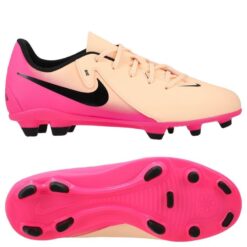 Nike Phantom GX II Club MG Prism - Rød/Sort/Pink Børn