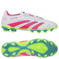 adidas Predator Pro MG Celestial Victory - Hvid/Pink/Grøn