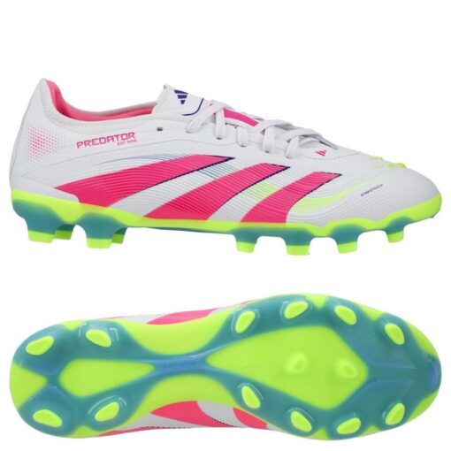 adidas Predator Pro MG Celestial Victory - Hvid/Pink/Grøn