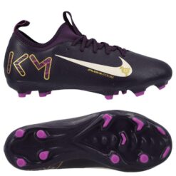 Nike Air Zoom Mercurial Vapor 16 Academy MG Mbappé Personal Edition - Lilla/Hvid Børn