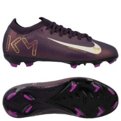 Nike Air Zoom Mercurial Vapor 16 Pro FG Mbappé Personal Edition - Lilla/Hvid Børn