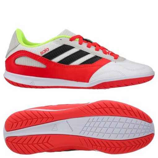 adidas Super Sala III IC - Hvid/Sort/Grå Børn