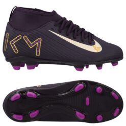 Nike Mercurial Superfly 10 Club MG Mbappé Personal Edition - Lilla/Hvid Børn