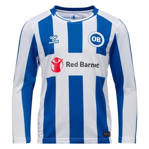 Odense Boldklub Hjemmebanetrøje 2025/26 Børn Lange Ærmer