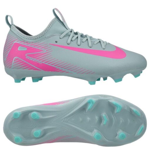 Nike Air Zoom Mercurial Vapor 16 Academy MG Prism - Blå/Pink Børn