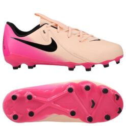 Nike Phantom GX II Academy MG Prism - Rød/Sort/Pink Børn
