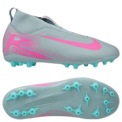 Nike Air Zoom Mercurial Superfly 10 Academy AG Prism - Blå/Pink Børn