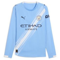 Manchester City Hjemmebanetrøje 2025/26 Lange Ærmer