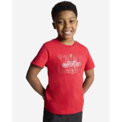 Liverpool T-Shirt EPL Champions 2024/25 - Rød Børn