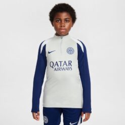 Inter Træningstrøje Dri-FIT Strike Drill - Grå/Navy/Turkis Børn