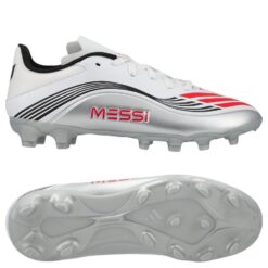 adidas F50 Messi League MG Prestig10 - Hvid/Rød/Sølv Børn