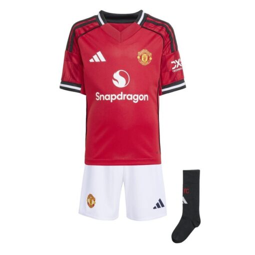 Manchester United Hjemmebanetrøje 2025/26 Mini-Kit Børn
