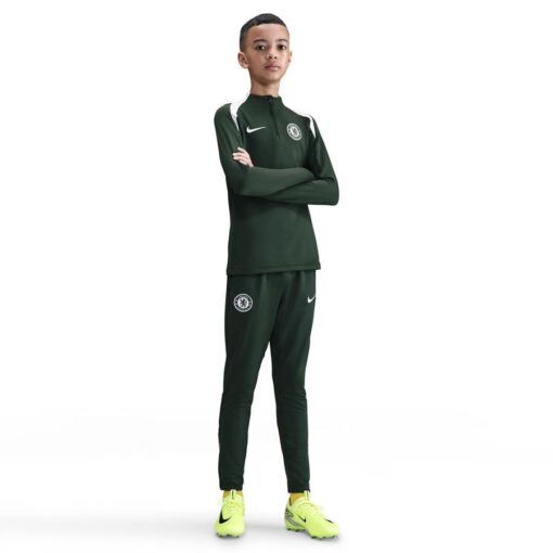 Chelsea Træningstrøje Dri-FIT Strike Drill - Grøn/Grøn/Grå/Grå Børn