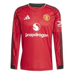 Manchester United Hjemmebanetrøje 2025/26 Lange Ærmer