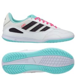 adidas Super Sala III IC - Hvid/Sort/Turkis Børn
