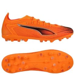 PUMA Ultra 6 Pro MG Hot Pursuit - Orange/PUMA Sort/Rød