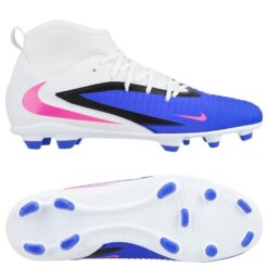 Nike Phantom 6 Club High Cut MG Attack - Blå/Pink/Hvid