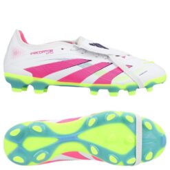 adidas Predator Pro Fold-over Tongue MG Celestial Victory - Hvid/Pink/Grøn