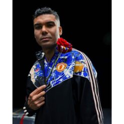 Manchester United Track Top Stone Roses - Sort/Multicolor