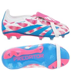adidas Predator Elite Fold-over Tongue FG Reemergence - Hvid/Blå/Pink Børn